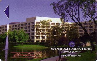Hotel Keycard Wyndham Orange County U.S.A. Front