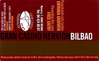Hotel Keycard Best Western Bilbao Spain Back