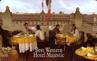 Hotel Keycard Best Western Mexico City Mexico Front