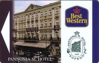 Hotel Keycard Best Western Sopron Hungary Front