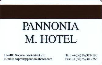 Hotel Keycard Best Western Sopron Hungary Back