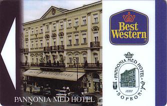 Hotel Keycard Best Western Sopron Hungary Front