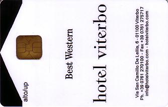 Hotel Keycard Best Western Viterbo Italy Front