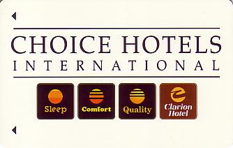 Hotel Keycard Choice Hotels Generic Front