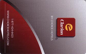 Hotel Keycard Clarion Hotel Generic Front