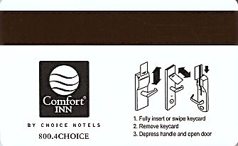 Hotel Keycard Comfort Inn & Suites Colorado (State) U.S.A. (State) Back