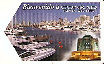 Hotel Keycard Conrad Punta Del Este Uruguay Front