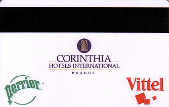 Hotel Keycard Corinthia Prague Czech Republic Back