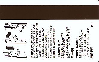 Hotel Keycard Country Inns & Suites Generic Back