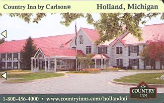 Hotel Keycard Country Inns & Suites Michigan (State) U.S.A. (State) Front