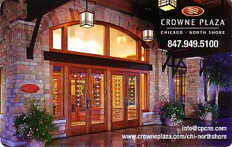 Hotel Keycard Crowne Plaza Chicago U.S.A. Front