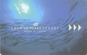 Hotel Keycard Crowne Plaza Sharm El Sheikh Egypt Front