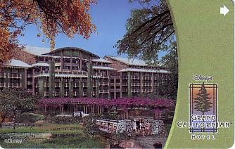 Hotel Keycard Disney Hotels Grand Californian U.S.A. Front