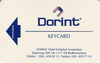 Hotel Keycard Dorint Amsterdam Netherlands Front
