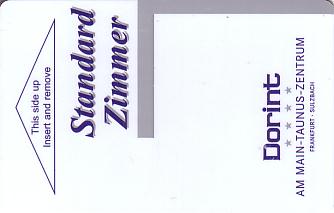 Hotel Keycard Dorint Frankfurt Germany Front