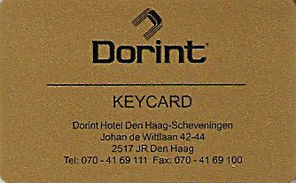 Hotel Keycard Dorint The Hague Netherlands Front