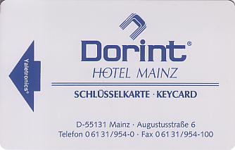 Hotel Keycard Dorint Mainz Germany Front