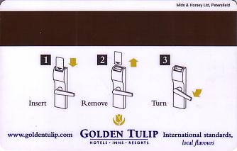 Hotel Keycard Golden Tulip Generic Back