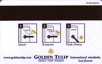 Hotel Keycard Golden Tulip Generic Back