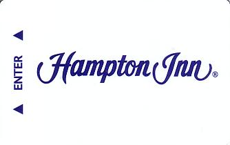 Hotel Keycard Hampton Inn Generic Front