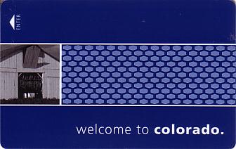 Hotel Keycard Hampton Inn Colorado (State) U.S.A. (State) Front