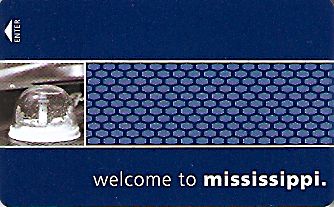 Hotel Keycard Hampton Inn Mississippi (State) U.S.A. (State) Front