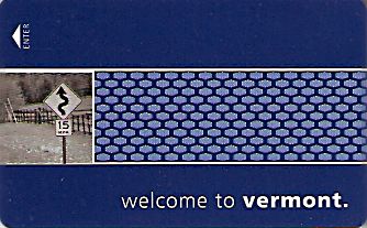 Hotel Keycard Hampton Inn Vermont (State) U.S.A. (State) Front