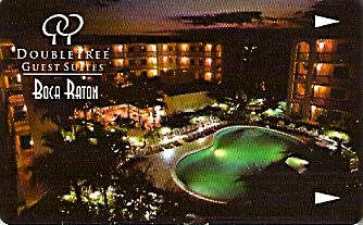 Hotel Keycard Hilton Doubletree Boca Raton U.S.A. Front