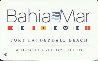 Hotel Keycard Hilton Doubletree Fort Lauderdale U.S.A. Front