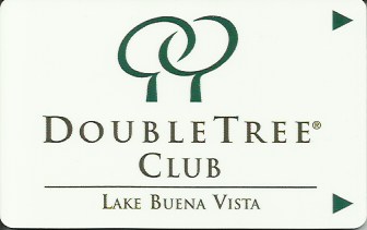 Hotel Keycard Hilton Doubletree Lake Buena Vista U.S.A. Front
