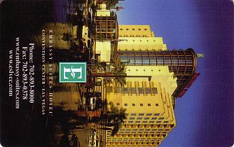 Hotel Keycard Hilton Embassy Las Vegas U.S.A. Front