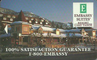 Hotel Keycard Hilton Embassy Lake Tahoe U.S.A. Front