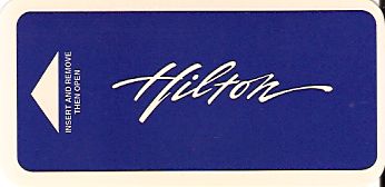 Hotel Keycard Hilton Generic Front