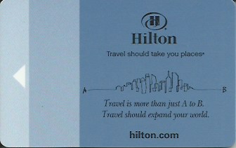 Hotel Keycard Hilton Generic Front