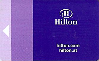 Hotel Keycard Hilton  Austria Front