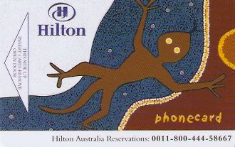 Hotel Keycard Hilton  Australia Front
