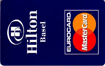 Hotel Keycard Hilton Basel Switzerland Front