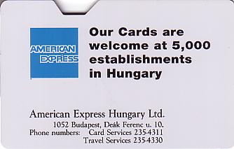Hotel Keycard Hilton Budapest Hungary Back