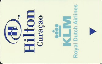 Hotel Keycard Hilton Curacao Netherlands Front