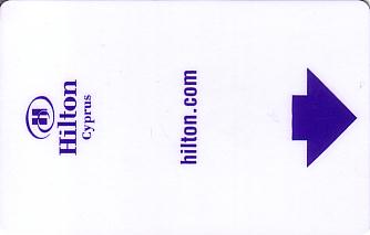 Hotel Keycard Hilton  Cyprus Front