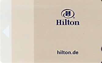 Hotel Keycard Hilton  Germany Front