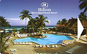 Hotel Keycard Hilton Florida (State) U.S.A. (State) Front