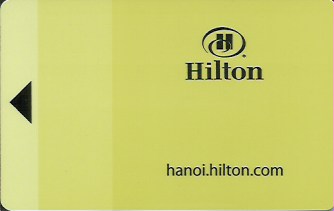 Hotel Keycard Hilton Hanoi Vietnam Front