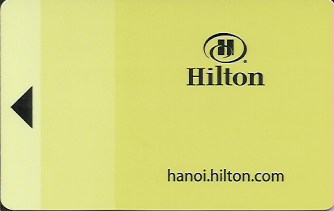 Hotel Keycard Hilton Hanoi Vietnam Front