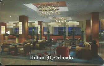Hotel Keycard Hilton Orlando U.S.A. Front