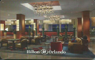 Hotel Keycard Hilton Orlando U.S.A. Front