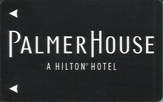 Hotel Keycard Hilton Palmer House U.S.A. Front