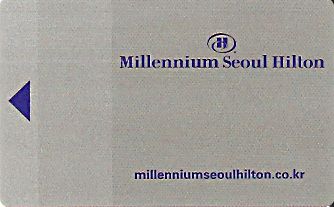 Hotel Keycard Hilton Seoul Korea Front