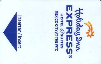 Hotel Keycard Holiday Inn Express Mexico City Mexico Front