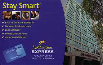 Hotel Keycard Holiday Inn Express Mexico City Mexico Front